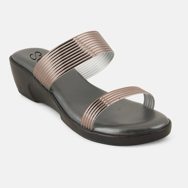 Soft padding casual slippers with extra comfort for women - Grey