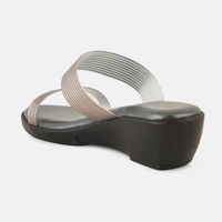Soft padding casual slippers with extra comfort for women - Grey