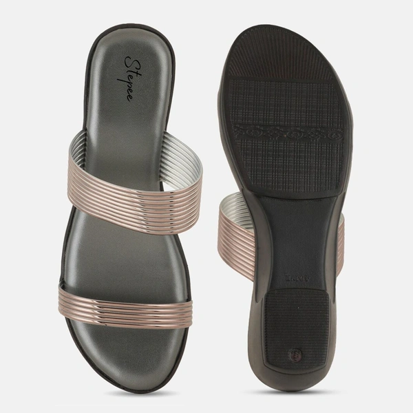 Soft padding casual slippers with extra comfort for women - Grey