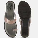 Soft Padding Casual Slippers With Extra Comfort For Women - Grey
