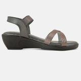 Soft Padding Casual Sandal With Extra Comfort For Women - Grey