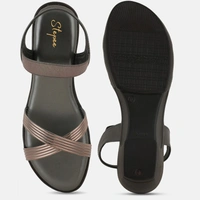 Soft Padding Casual Sandal With Extra Comfort For Women - Grey