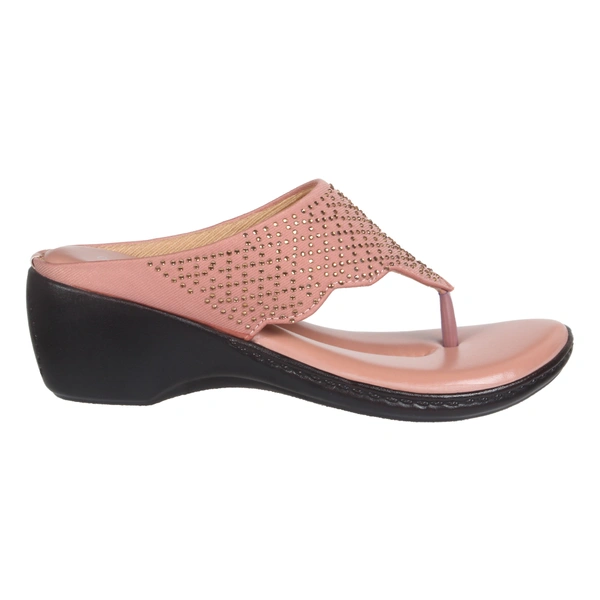 Siroski with soft padding comfort slippers for women - Pink
