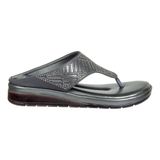 Soft comfort with sirsoki and lazer upper slipper for women - Grey
