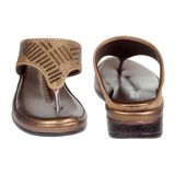 Soft comfort with sirsoki and lazer upper slipper for women - Copper