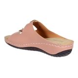 Doctor Slipper wityh Double buckle style for women - Peach