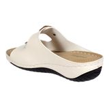 Doctor Slipper wityh Double buckle style for women - Cream