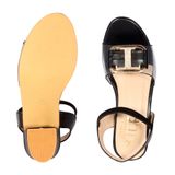 Kids heel sandals with smart look - Black