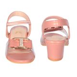 Kids heel sandals with smart look - Pink