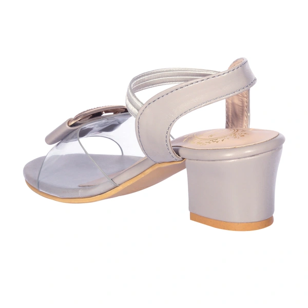 Kids heel sandals with smart look - Grey