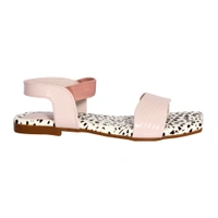 Flat sandals for women with soft padding - Pink