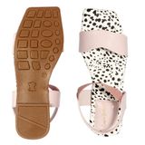 Flat sandals for women with soft padding - Pink