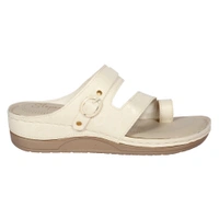 Doctor slipper with thumb style Embosed design upper - Cream