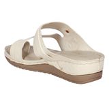 Doctor slipper with thumb style Embosed design upper - Cream