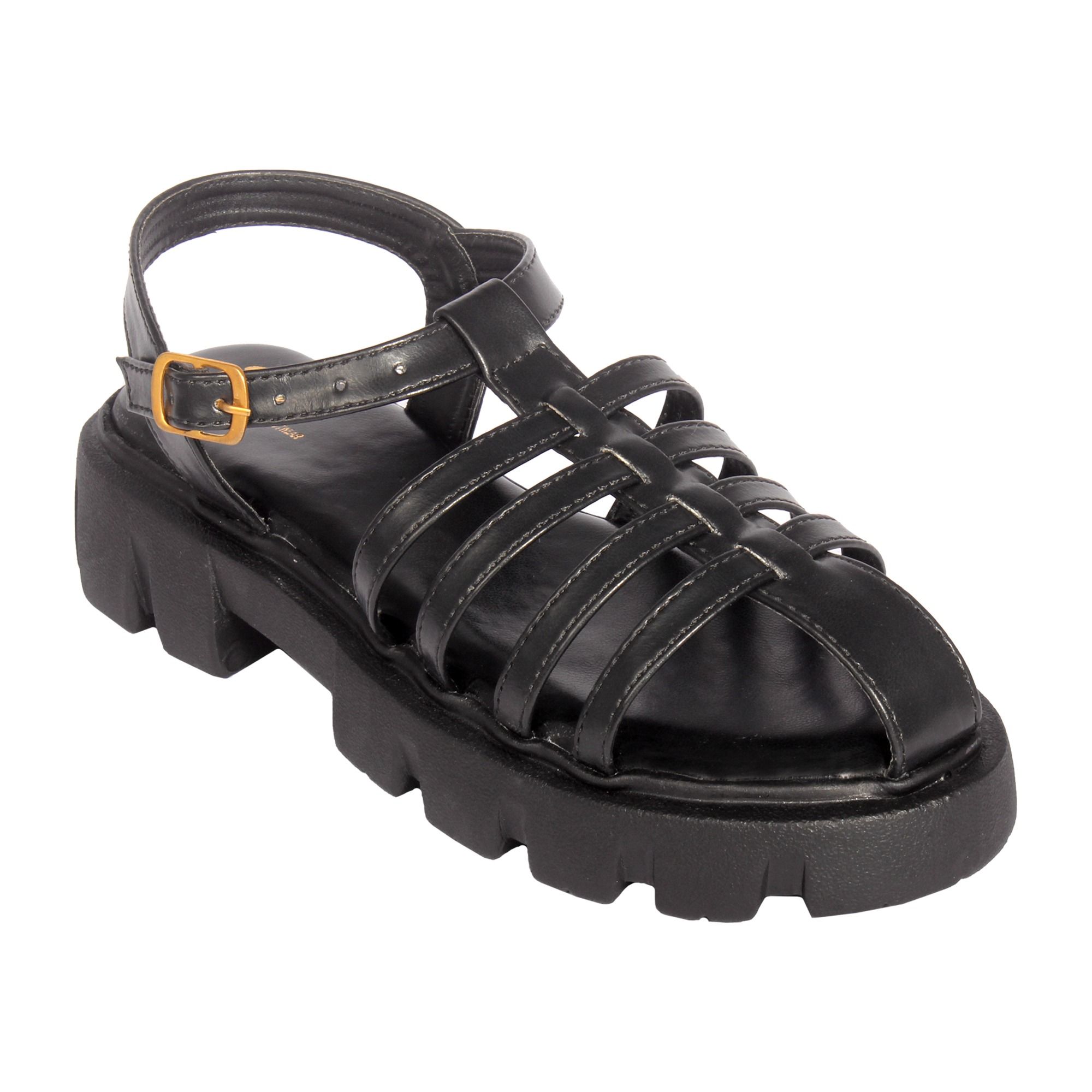 Prada Black Rubber Caged Slingback Platform Sandals – Vintage by Misty