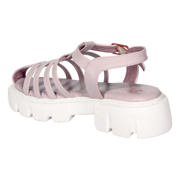 Prada style Flat sandal for women with soft padding - Lavender