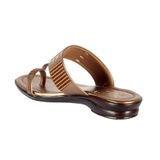Women smart casual wear slippers - Copper