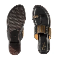 Women smart casual wear slippers - Black