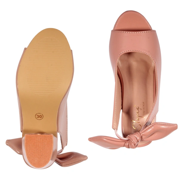 Kids Short heel open toe sandals for girls - Pink