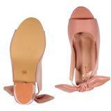 Kids Short heel open toe sandals for girls - Pink