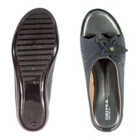 Soft pillow comfort slippers for wome with siroski - Grey