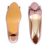 2 inch heel belly with style and durable wuality for women - Peach
