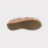 STEPEE  women slippers with platfome sole. - Peach