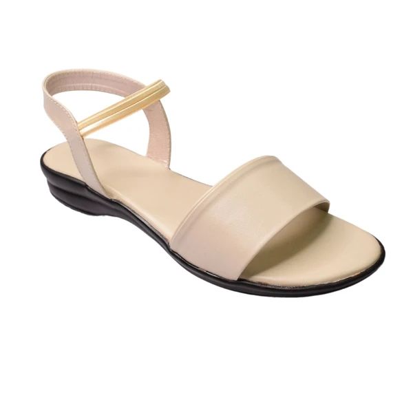 Flat formal sandals for women with soft and casual look