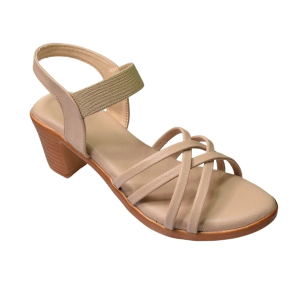 STEPEE Women Heel-6 Pair set - Cream