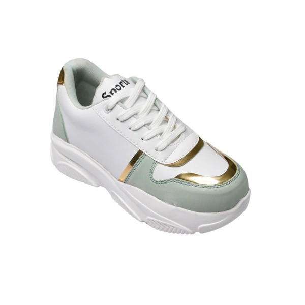Stepee Women and Girls Sports Walking Shoes - Green