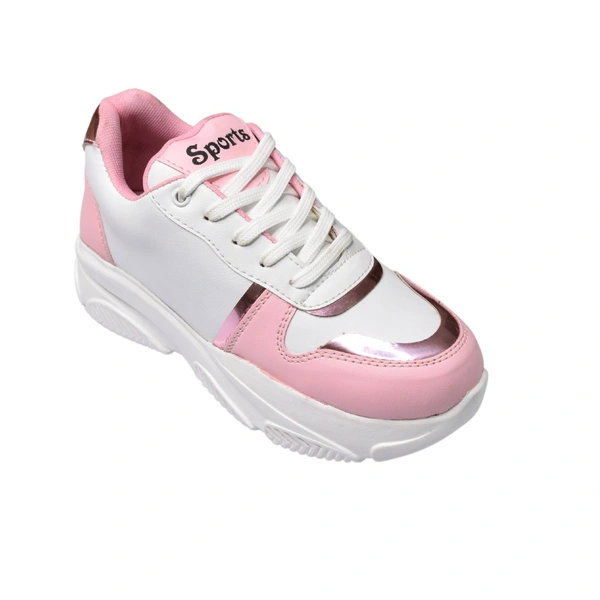 Stepee Women and Girls Sports Walking Shoes - Pink