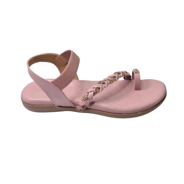 Stepee Flat arba Sandal with extra padding - Peach