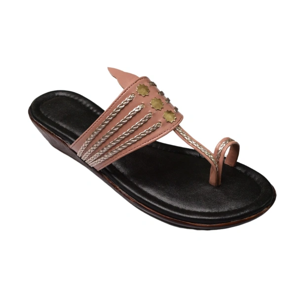 STEPEE KOLHAPURI  - Black