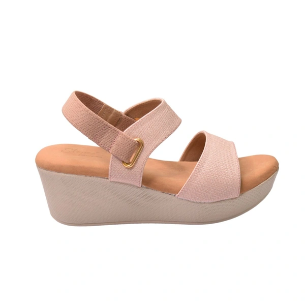 STEPEE Platform wedges  slipper for women - 6 Pair set - Peach