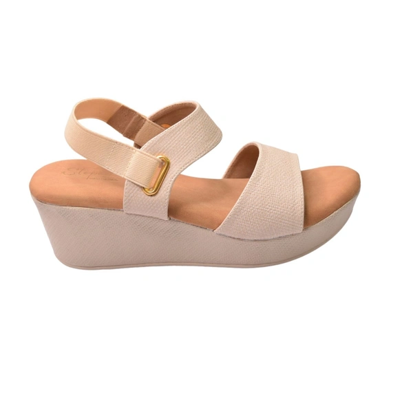 STEPEE Platform wedges  slipper for women - 6 Pair set - Cream