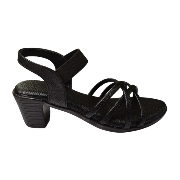 STEPEE Women Heel-6 Pair set - Black