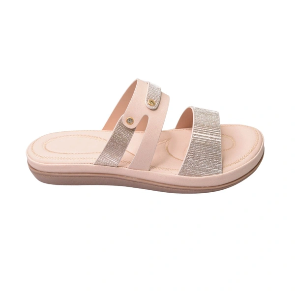 Stepee Flat Arba Sandal With Extra Padding - Cream