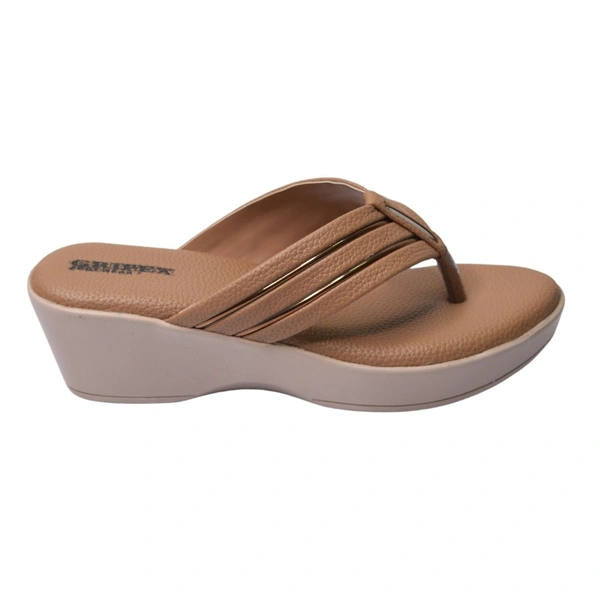 Stepee soft padding comfort slippers for women - Tan