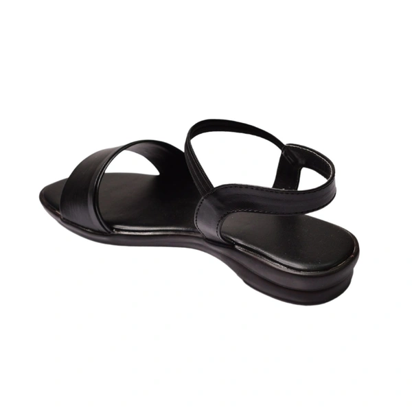 STEPEE Flat formal sandals for women with soft and casual look - Black