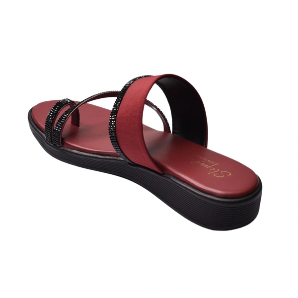 Stepee Slipper for women - Cherry