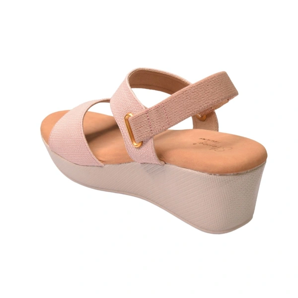 STEPEE Platform wedges  slipper for women - 6 Pair set - Peach