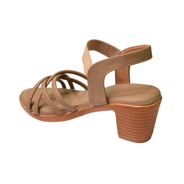 STEPEE Women Heel-6 Pair set - Beige