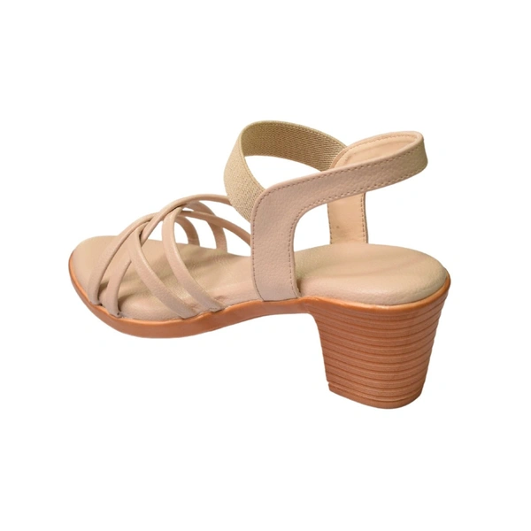 STEPEE Women Heel-6 Pair set - Cream