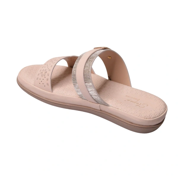 Stepee Flat Arba Sandal With Extra Padding - Cream