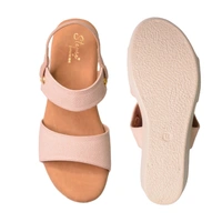 STEPEE Platform wedges  slipper for women - 6 Pair set - Peach