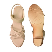 STEPEE Women Heel-6 Pair set - Cream
