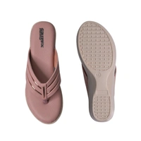Stepee soft padding comfort slippers for women - Pink