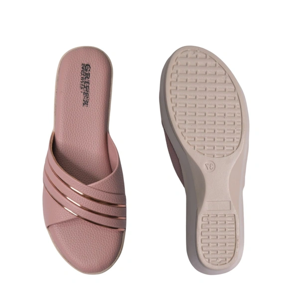 Stepee Soft Pillow Comfort Slippers For Women - Pink