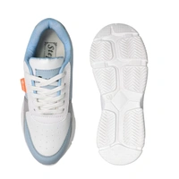 Stepee Comfotable Lightweight Casual Lace-Up Sneaker for Women/Girls - Blue