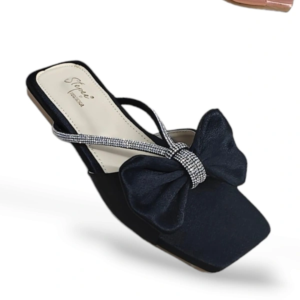 STEPEE Slippers For Women - Black